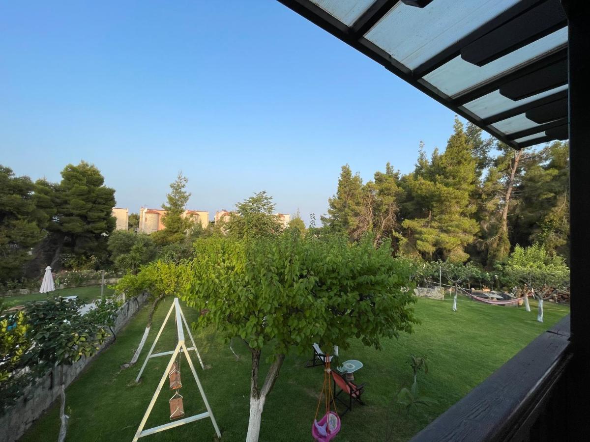 Villa Maira Afytos Bagian luar foto