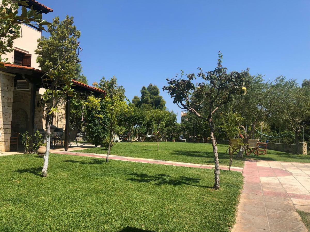 Villa Maira Afytos Bagian luar foto